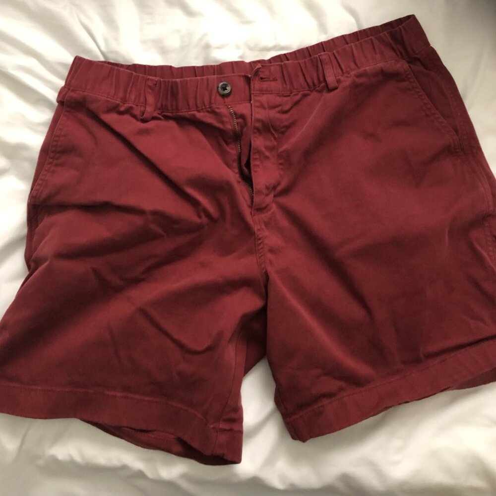 Bear Bottom 7" Stretch Shorts XL - Maroon